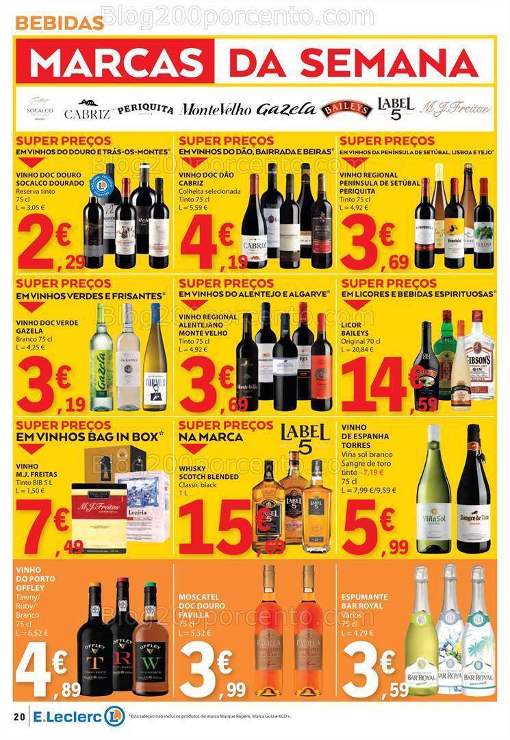 Antevisão Folheto E-LECLERC Promoções de 6 a 12 junho