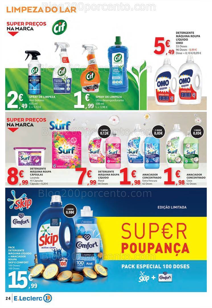 Antevisão Folheto E-LECLERC Promoções de 6 a 12 junho