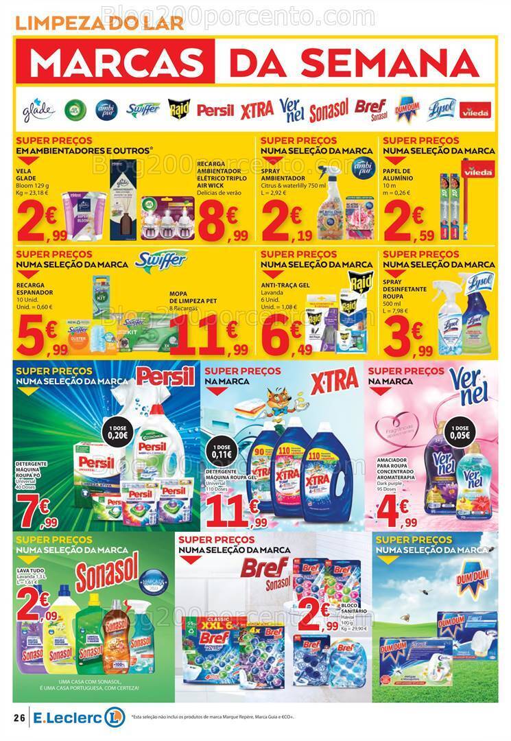 Antevisão Folheto E-LECLERC Promoções de 6 a 12 junho