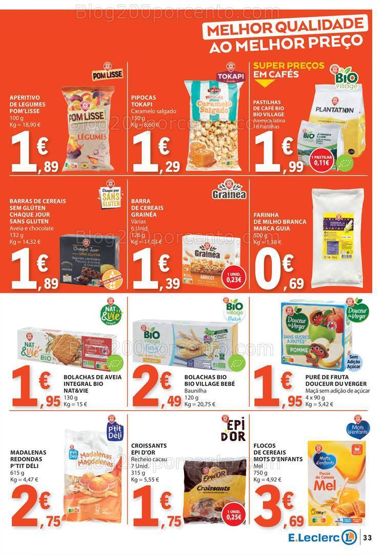 Antevisão Folheto E-LECLERC Marca Própria Promoções de 6 a 12 junho