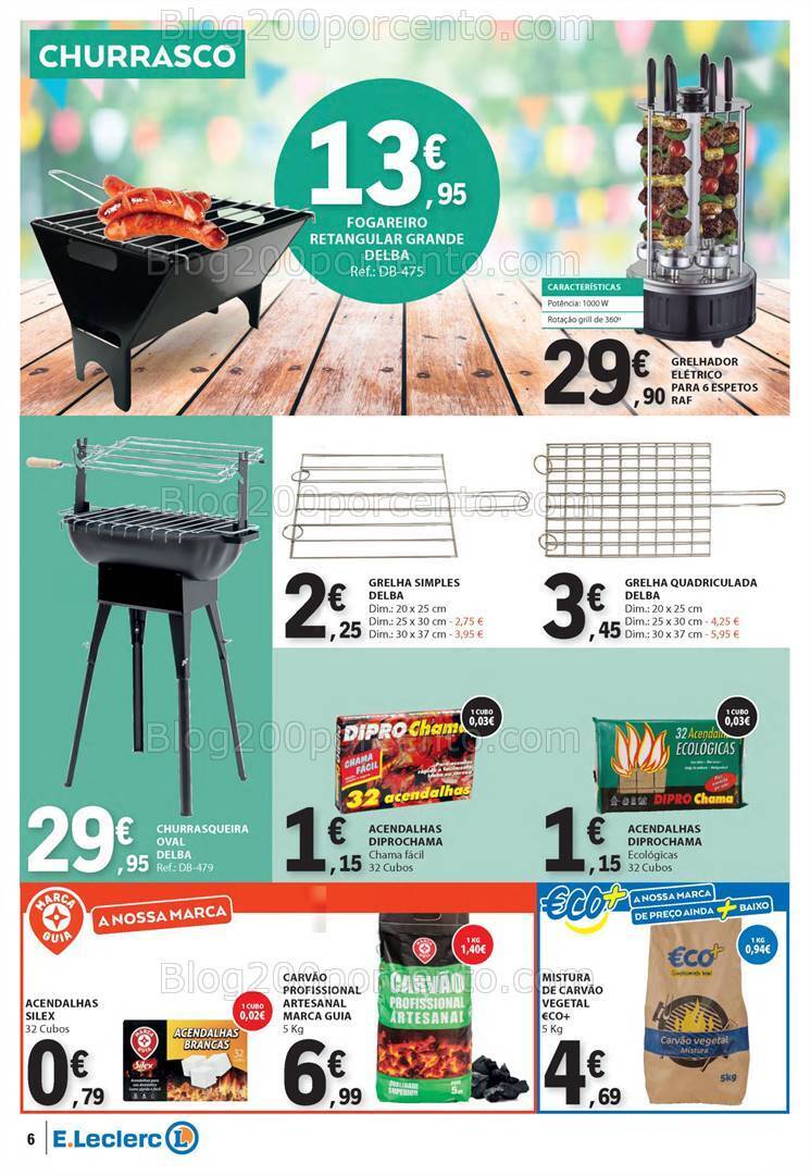 Antevisão Folheto E-LECLERC Bazar Verão Promoções de 4 a 17 julho