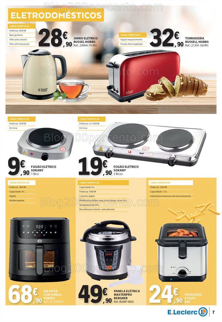 Antevisão Folheto E-LECLERC Bazar Verão Promoções de 4 a 17 julho