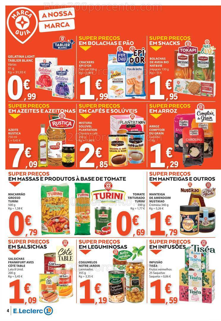 Antevisão Folheto E-LECLERC Promoções de 5 a 10 janeiro