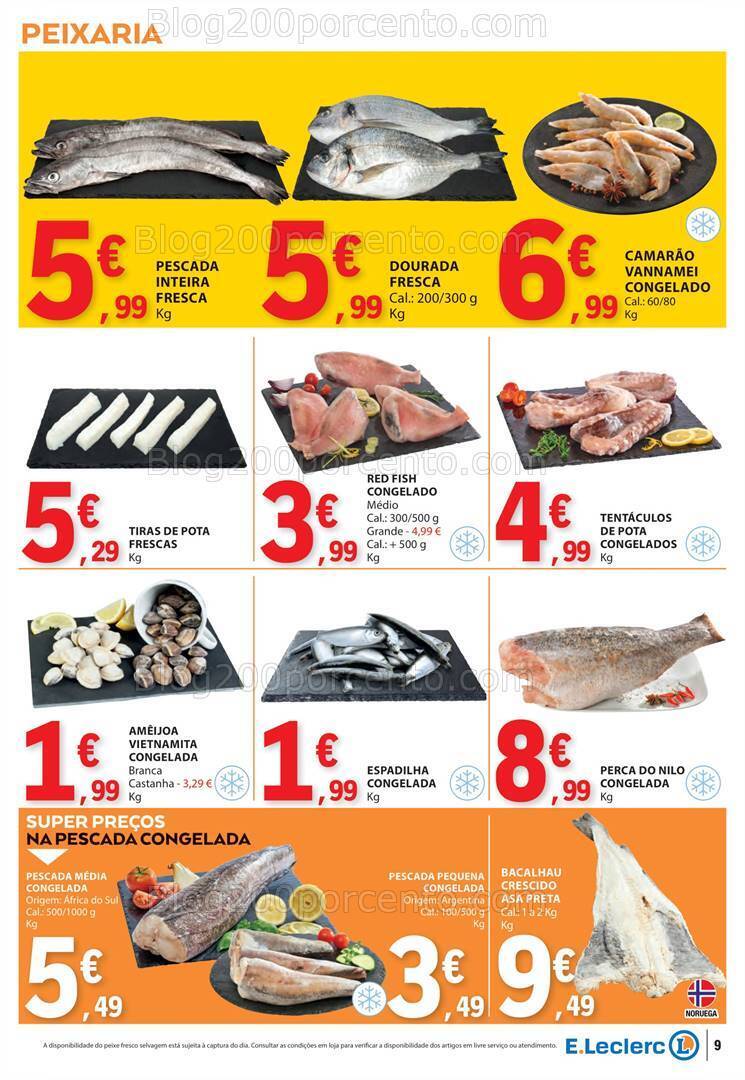 Antevisão Folheto E-LECLERC Promoções de 5 a 10 janeiro