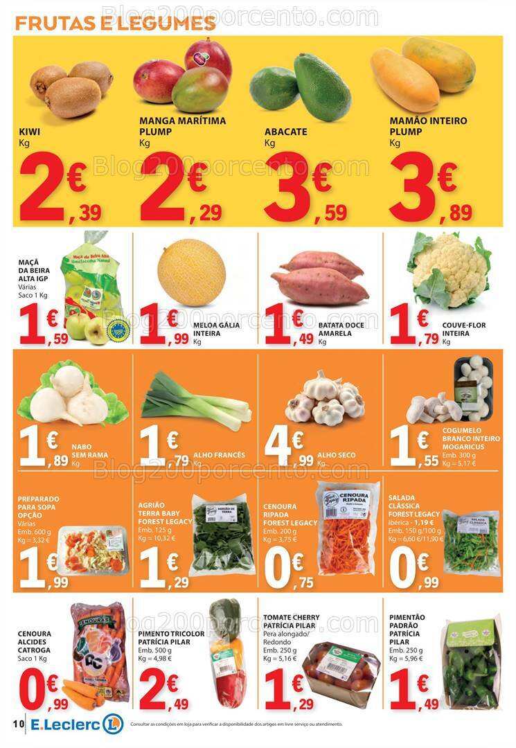 Antevisão Folheto E-LECLERC Promoções de 5 a 10 janeiro