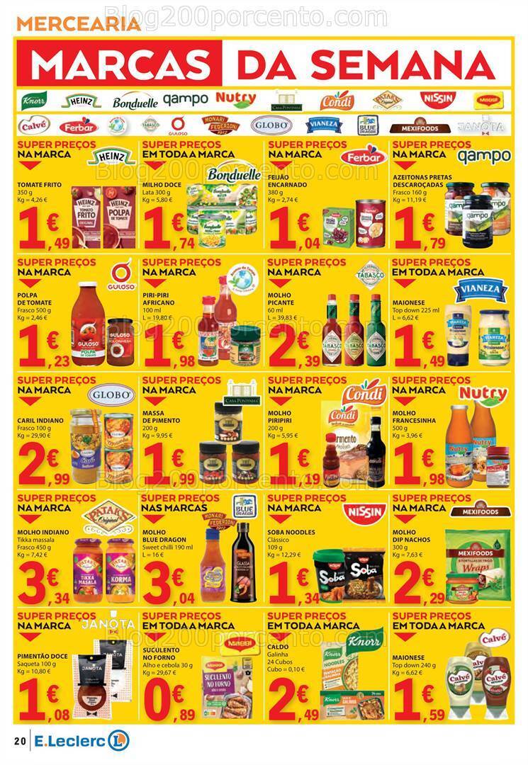 Antevisão Folheto E-LECLERC Promoções de 5 a 10 janeiro