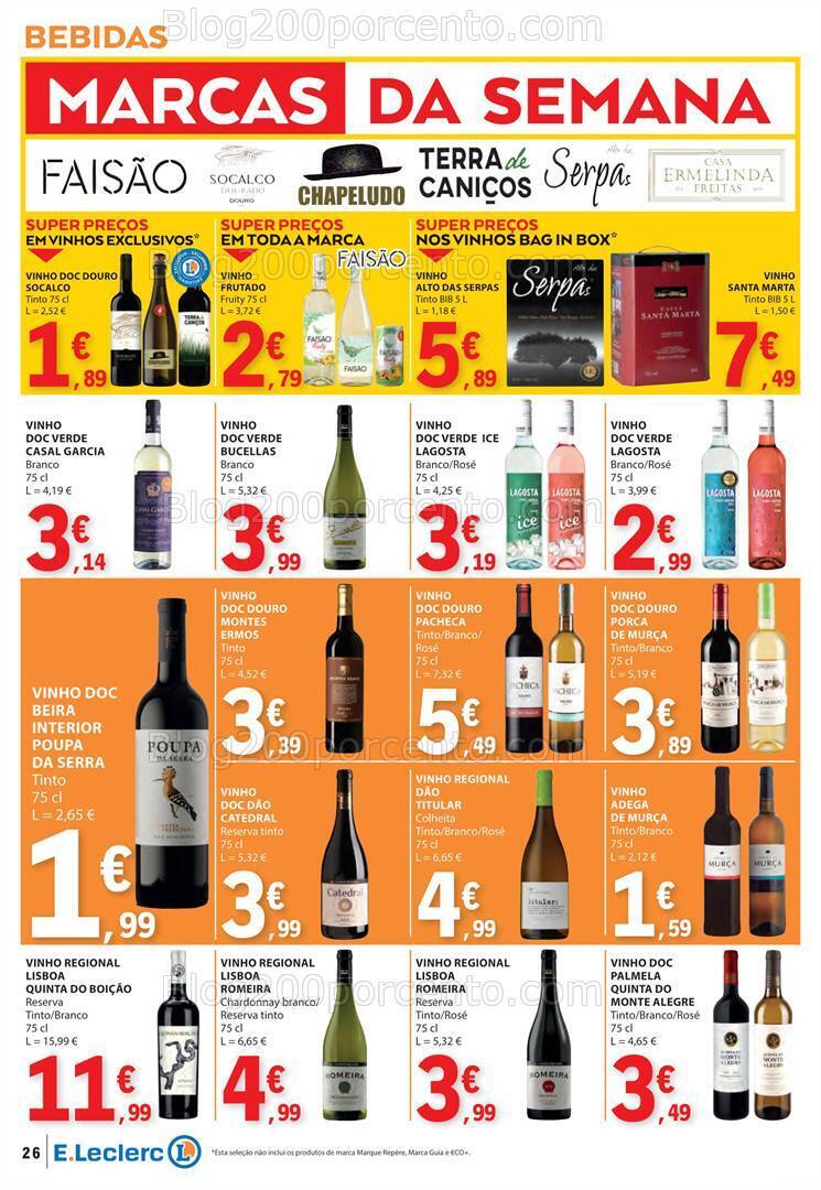Antevisão Folheto E-LECLERC Promoções de 5 a 10 janeiro