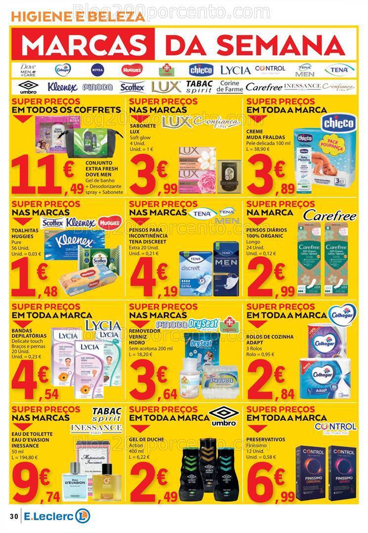 Antevisão Folheto E-LECLERC Promoções de 5 a 10 janeiro