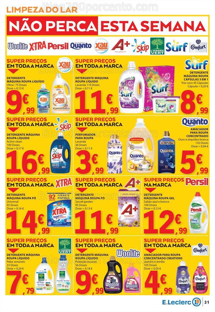 Antevisão Folheto E-LECLERC Promoções de 5 a 10 janeiro