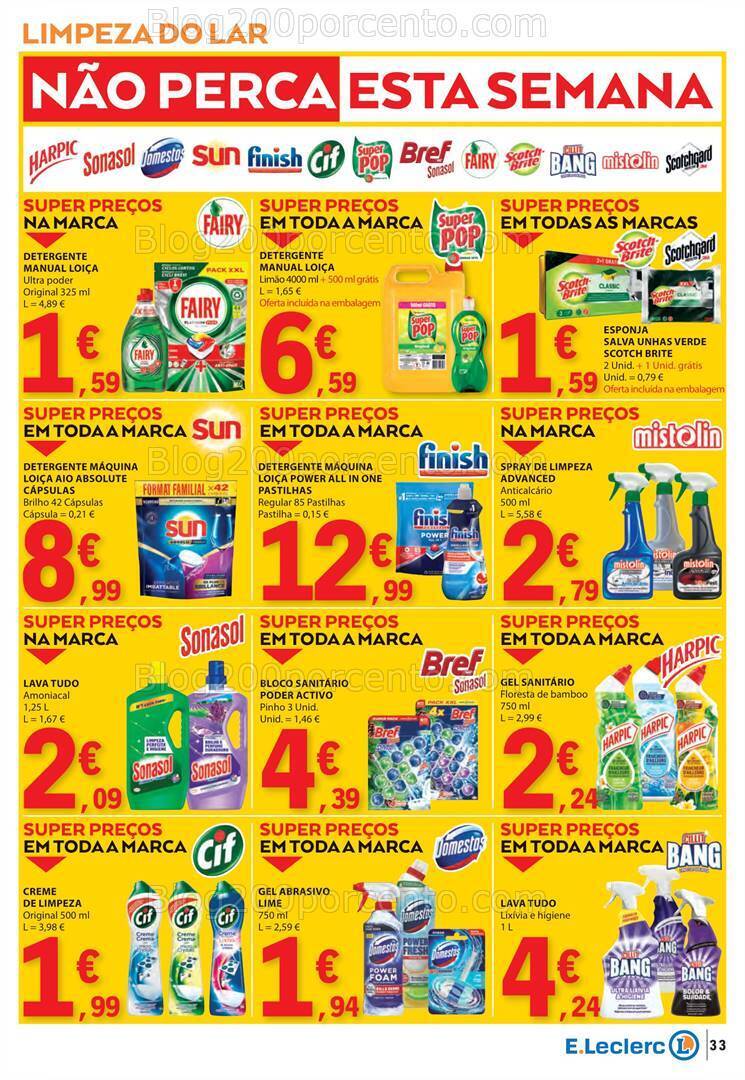Antevisão Folheto E-LECLERC Promoções de 5 a 10 janeiro