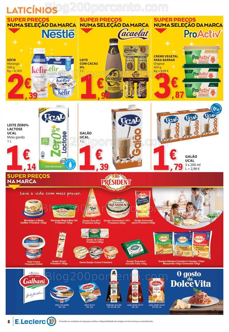 Antevisão Folheto E-LECLERC Promoções de 5 a 11 dezembro