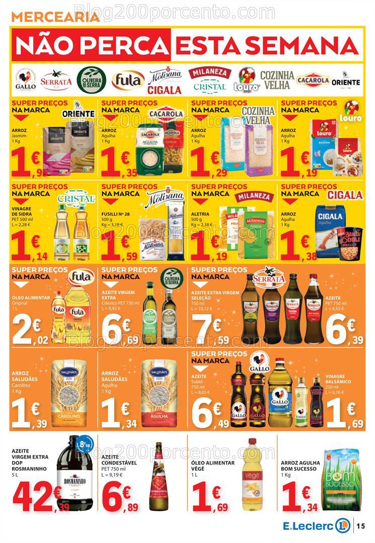Antevisão Folheto E-LECLERC Promoções de 5 a 11 dezembro