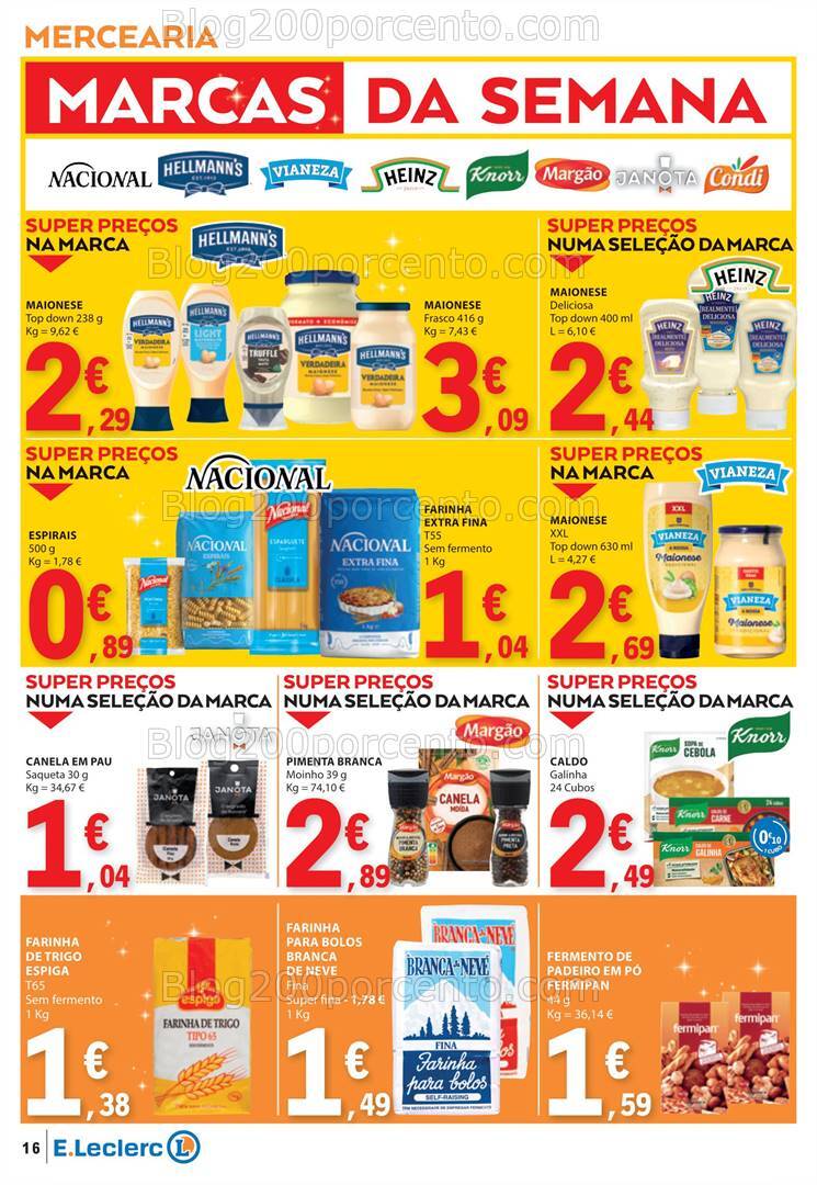 Antevisão Folheto E-LECLERC Promoções de 5 a 11 dezembro