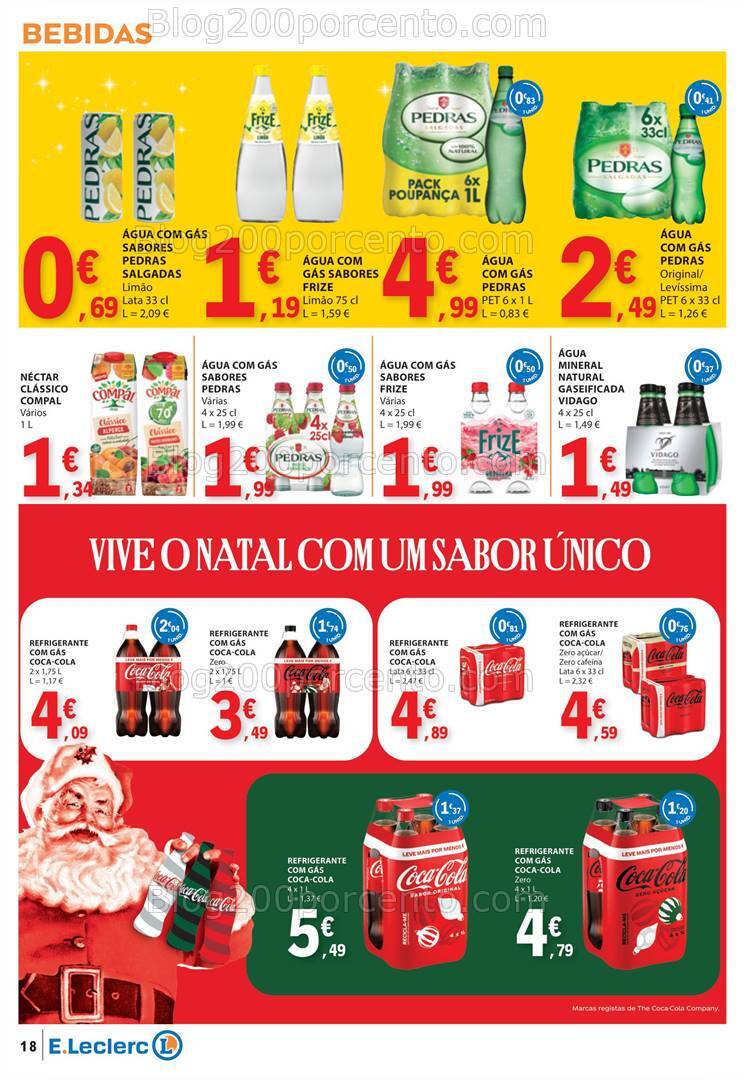 Antevisão Folheto E-LECLERC Promoções de 5 a 11 dezembro