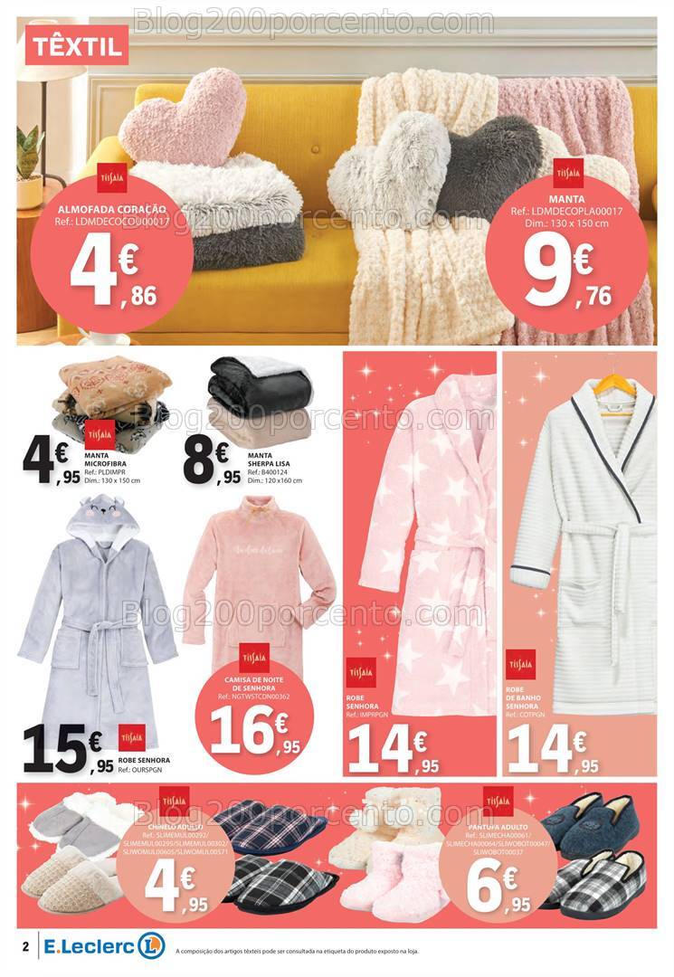 Antevisão Folheto E-LECLERC Bazar Promoções de 5 a 18 dezembro