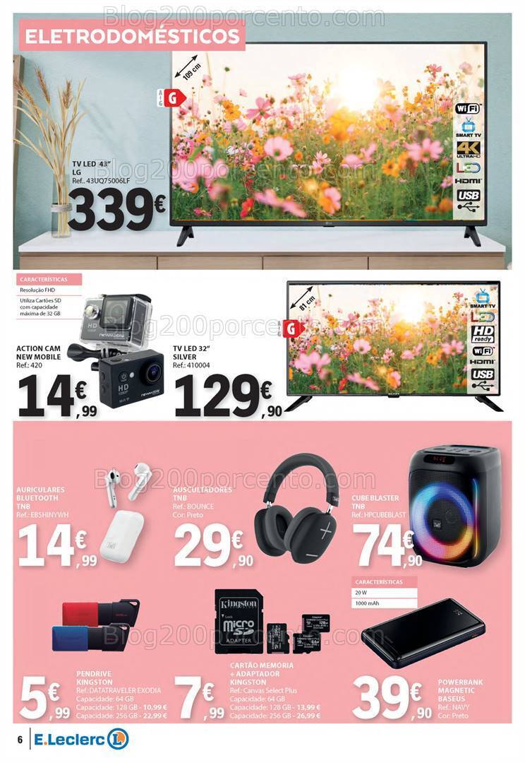 Antevisão Folheto E-LECLERC Promoções de 6 a 19 junho
