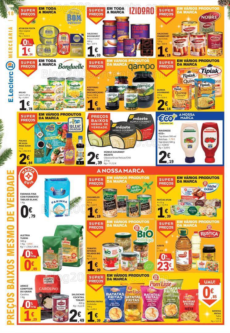Antevisão Folheto E-LECLERC Promoções de 7 a 13 dezembro