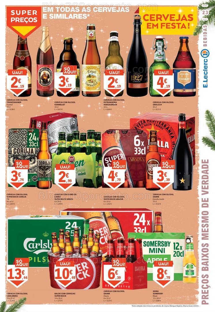 Antevisão Folheto E-LECLERC Promoções de 7 a 13 dezembro