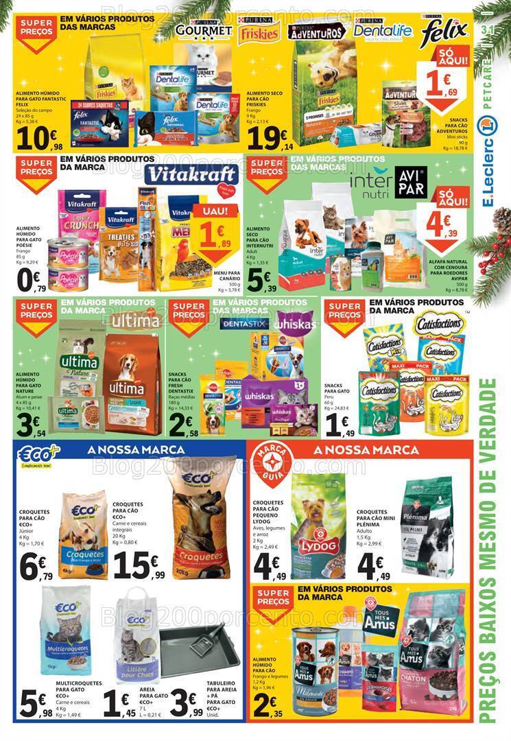 Antevisão Folheto E-LECLERC Promoções de 7 a 13 dezembro