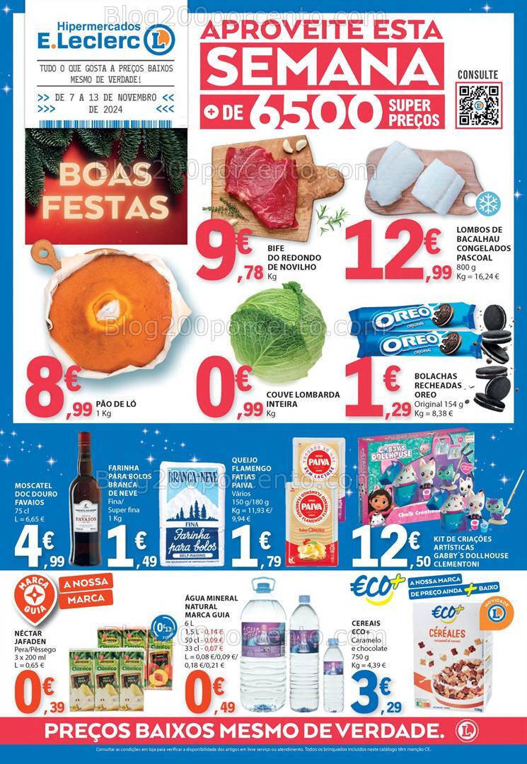 Antevisão Folheto E-LECLERC Promoções de 7 a 13 novembro