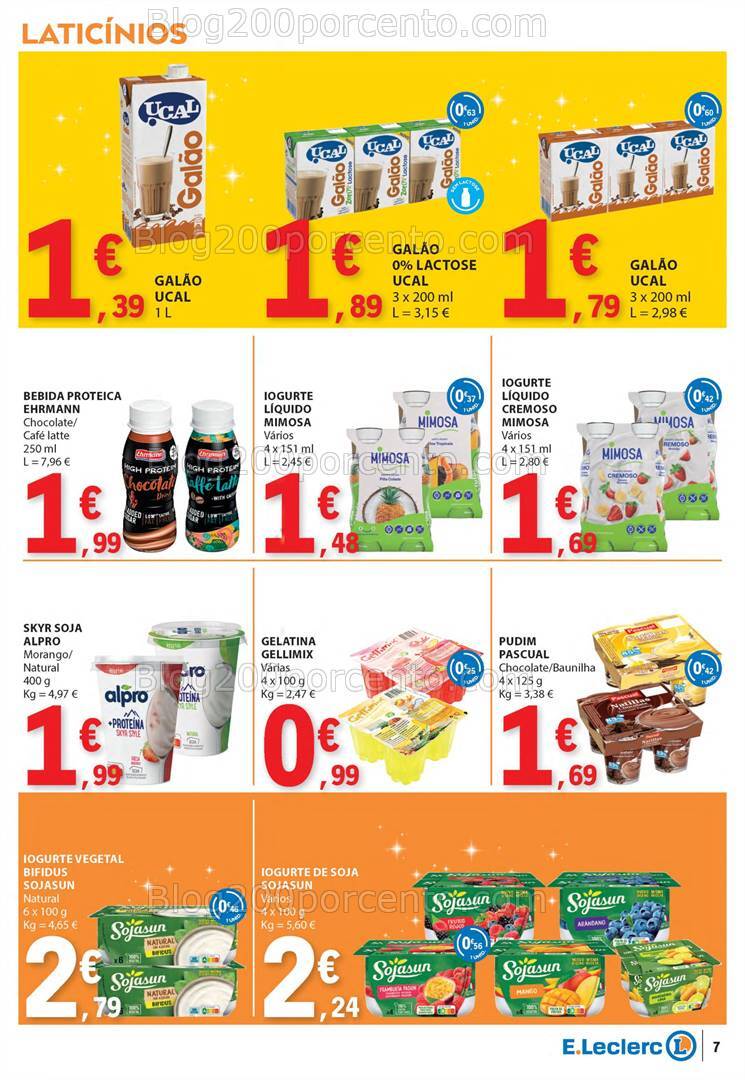 Antevisão Folheto E-LECLERC Promoções de 7 a 13 novembro