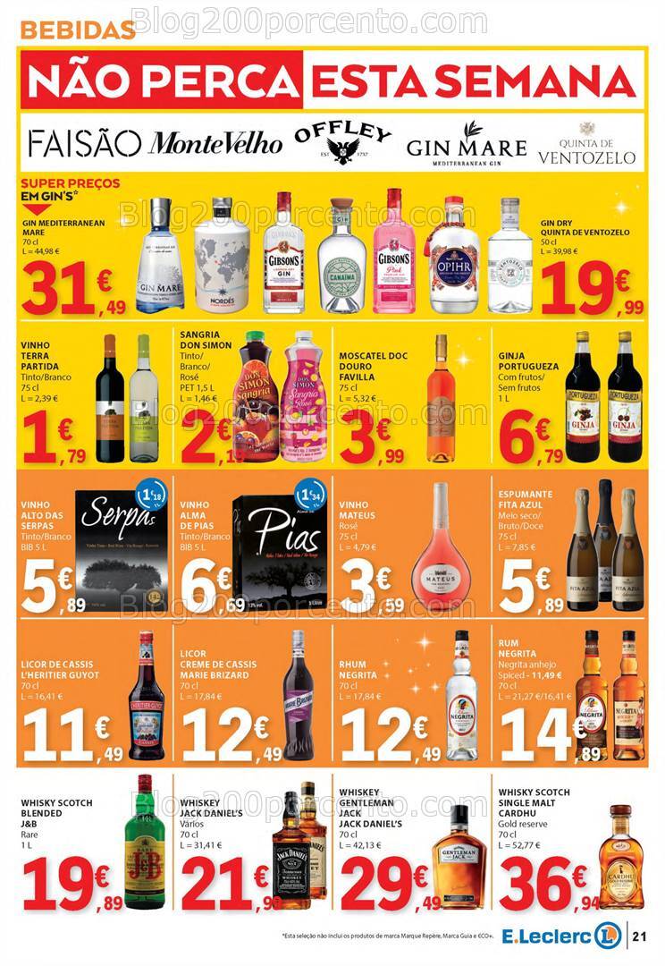 Antevisão Folheto E-LECLERC Promoções de 7 a 13 novembro