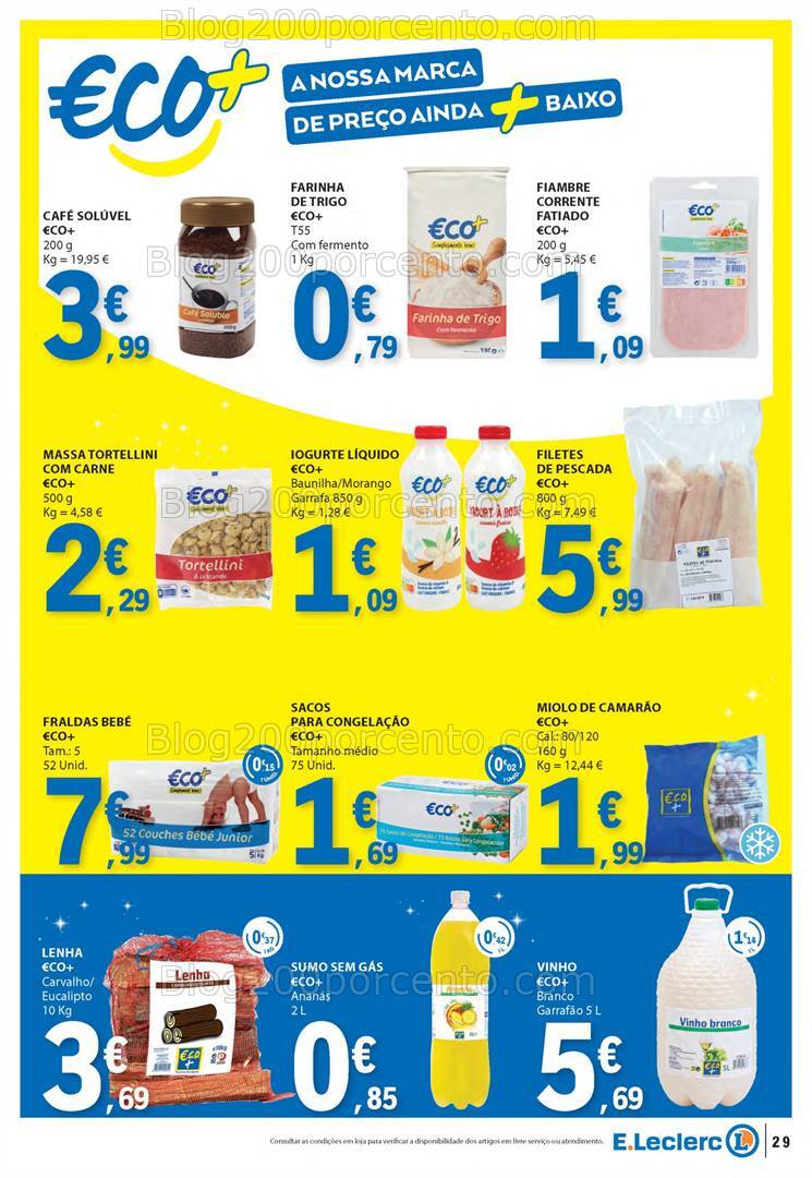 Antevisão Folheto E-LECLERC Promoções de 7 a 13 novembro