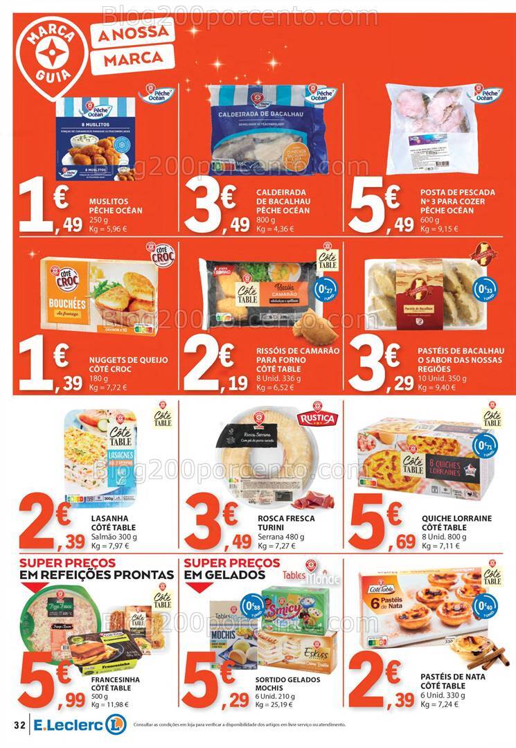 Antevisão Folheto E-LECLERC Promoções de 7 a 13 novembro