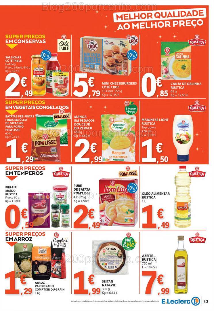 Antevisão Folheto E-LECLERC Promoções de 7 a 13 novembro
