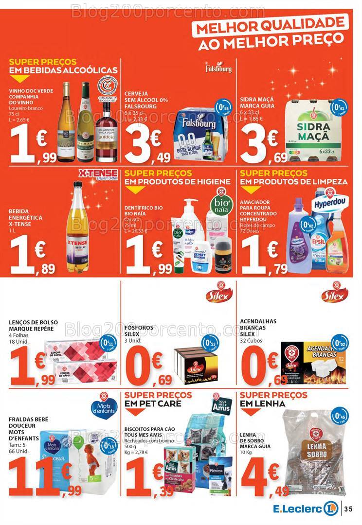 Antevisão Folheto E-LECLERC Promoções de 7 a 13 novembro