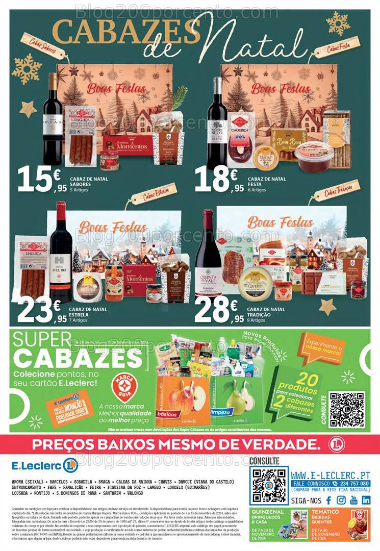 Antevisão Folheto E-LECLERC Promoções de 7 a 13 novembro
