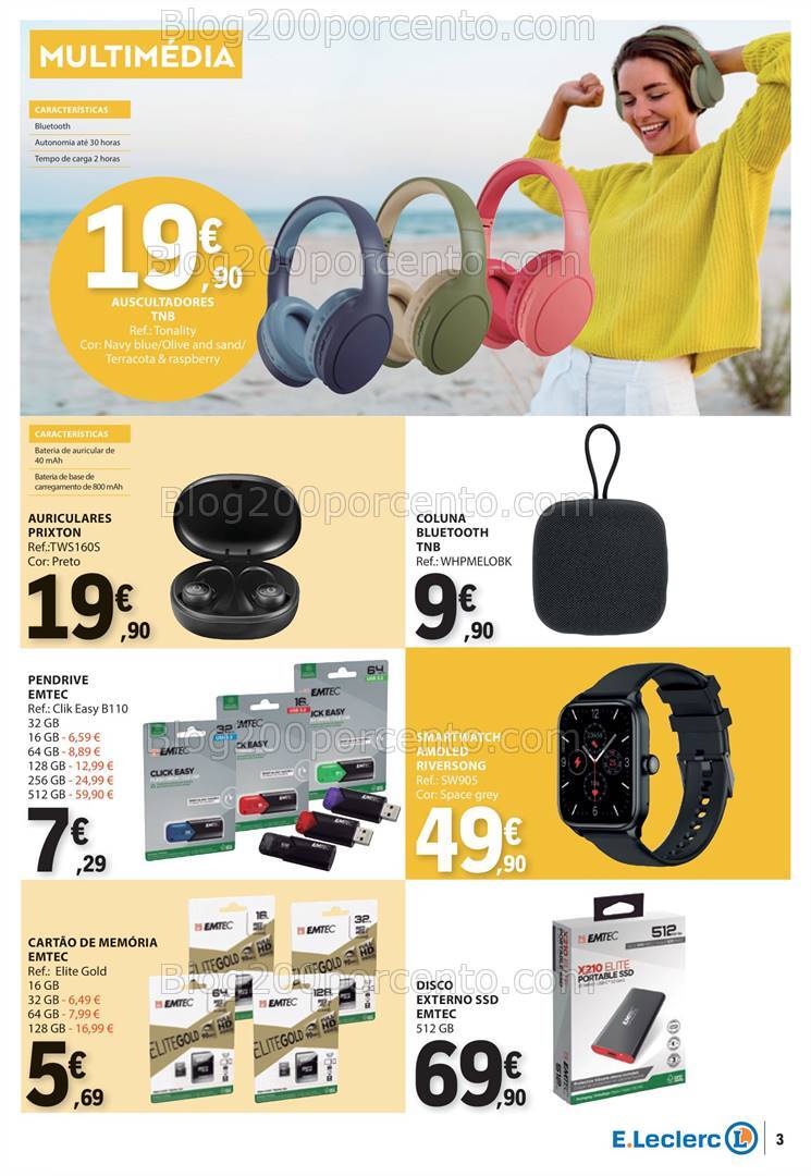 Antevisão Folheto E-LECLERC Bazar Promoções de 7 a 20 novembro