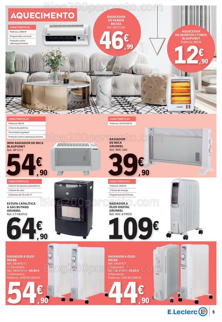 Antevisão Folheto E-LECLERC Bazar Promoções de 7 a 20 novembro