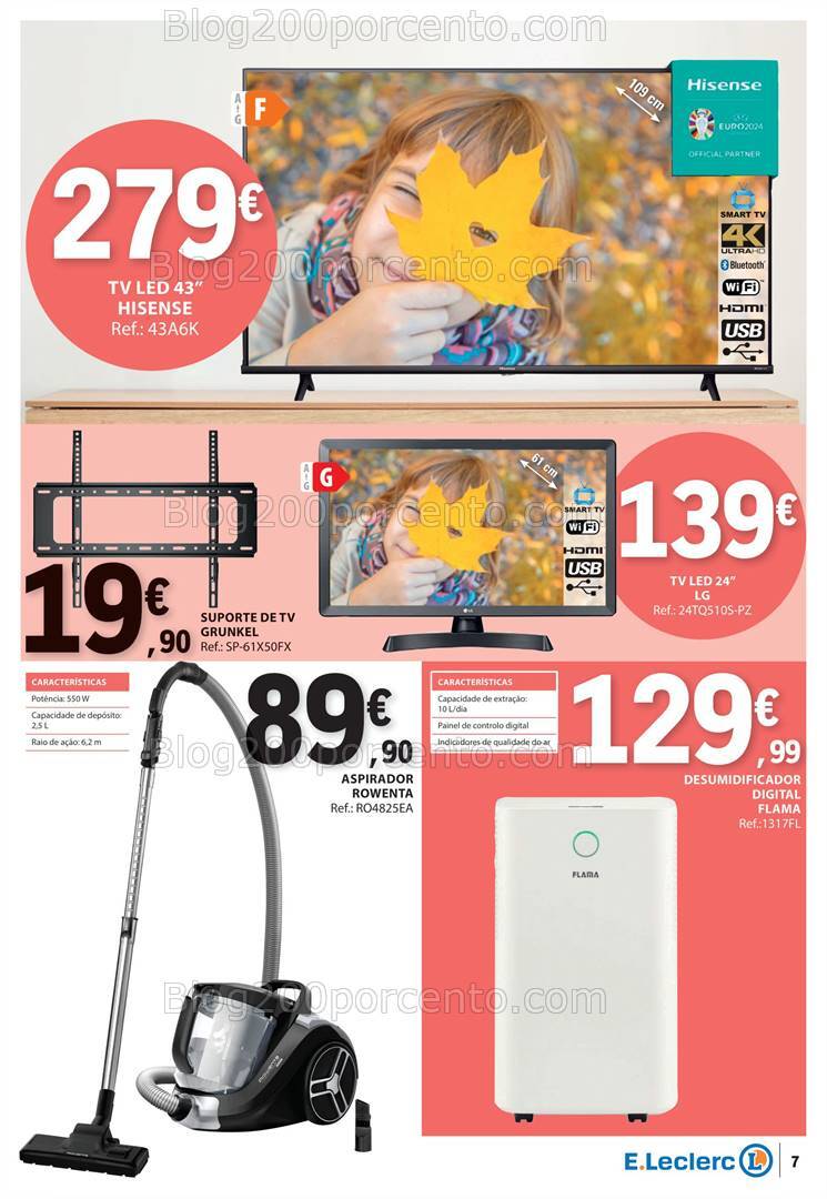 Antevisão Folheto E-LECLERC Bazar Promoções de 7 a 20 novembro