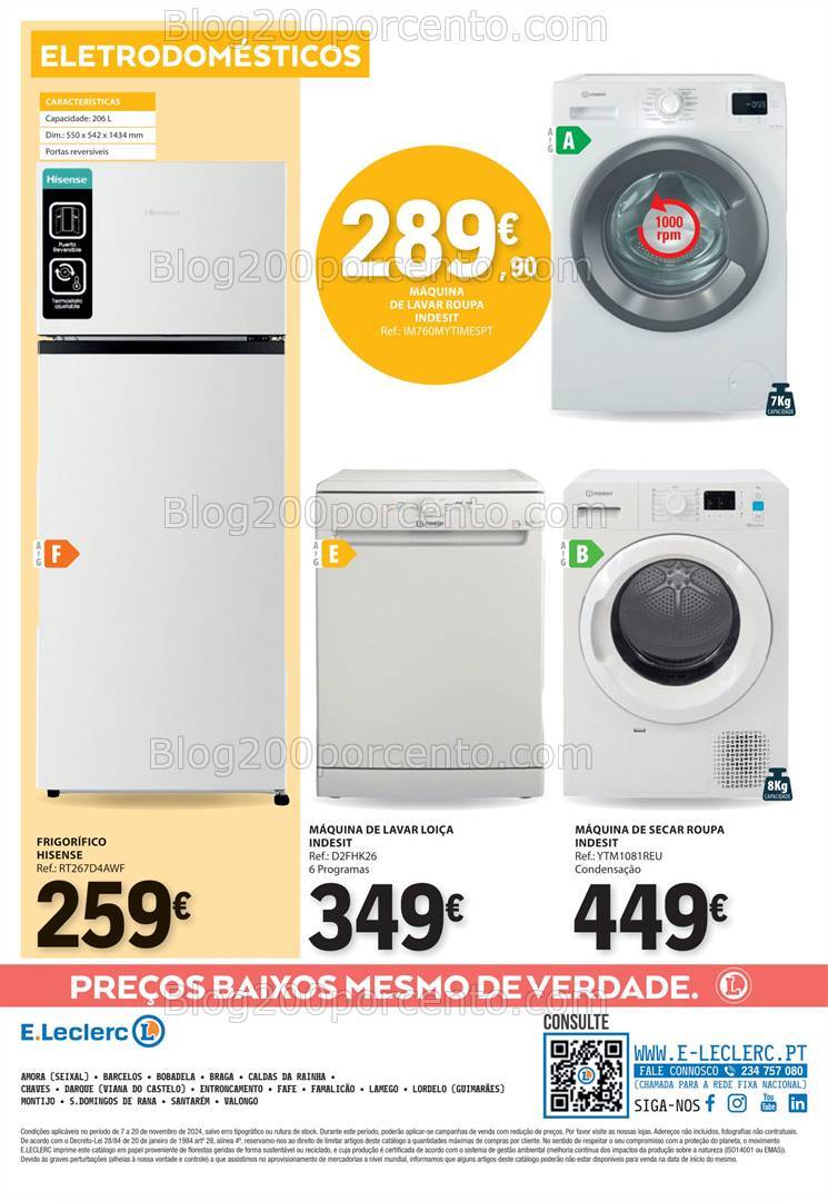 Antevisão Folheto E-LECLERC Bazar Promoções de 7 a 20 novembro