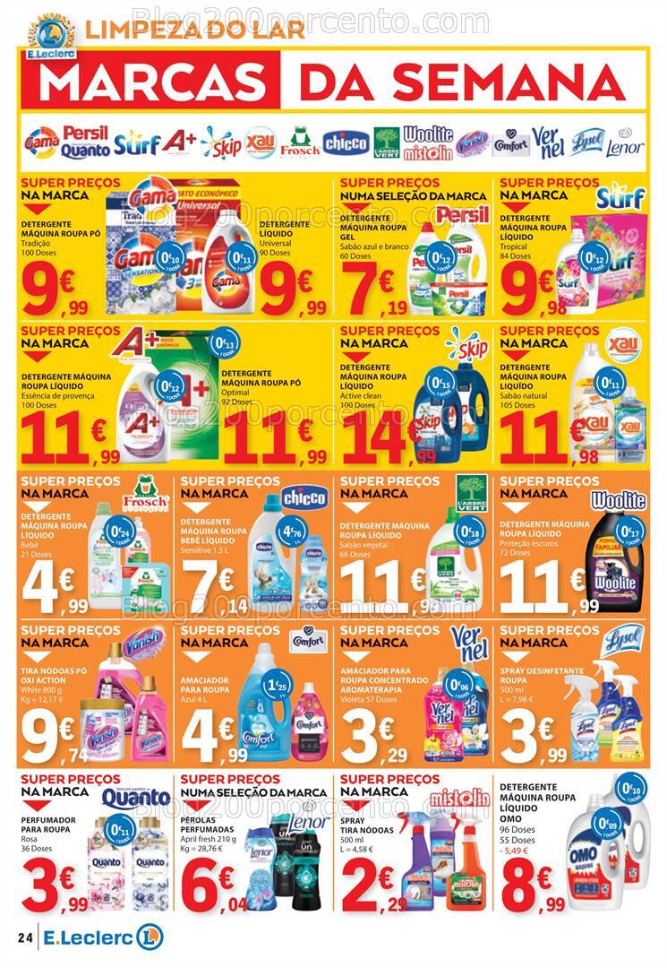 Antevisão Folheto E-LECLERC Aniversário Promoções de 24 a 30 outubro