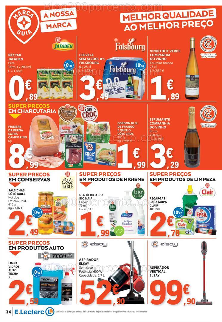 Antevisão Folheto E-LECLERC Aniversário Promoções de 24 a 30 outubro