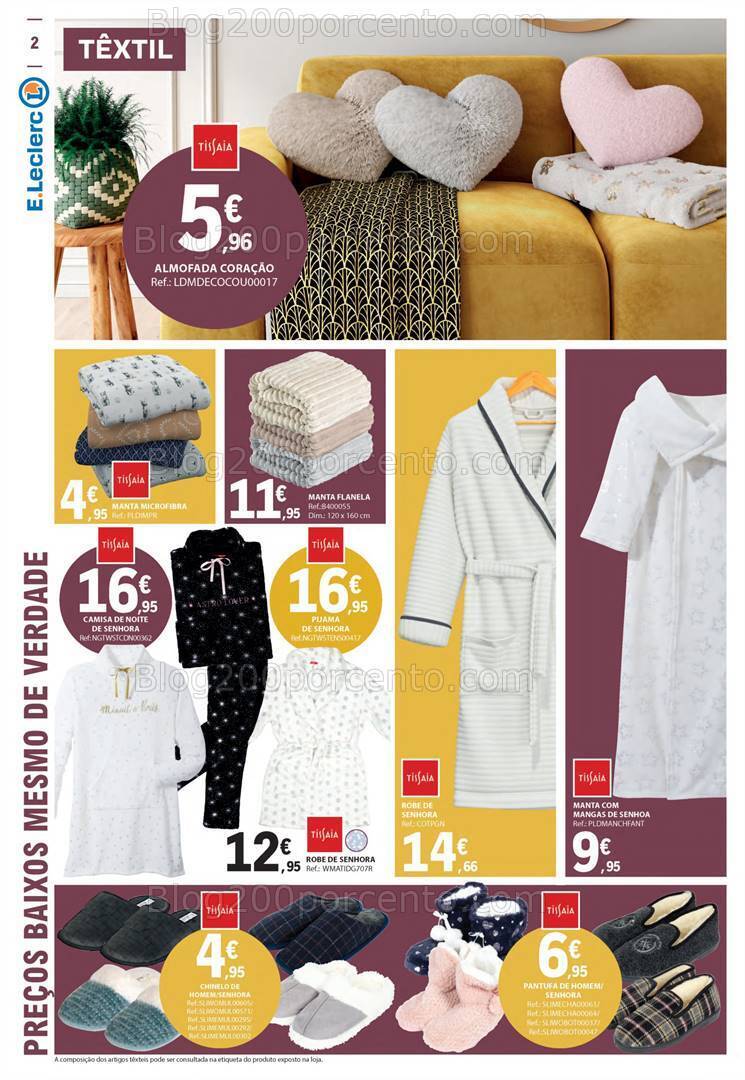 Antevisão Folheto E-LECLERC Natal Promoções de 7 a 20 dezembro