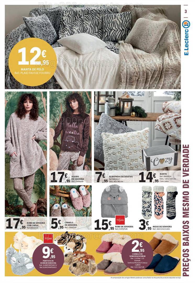 Antevisão Folheto E-LECLERC Natal Promoções de 7 a 20 dezembro