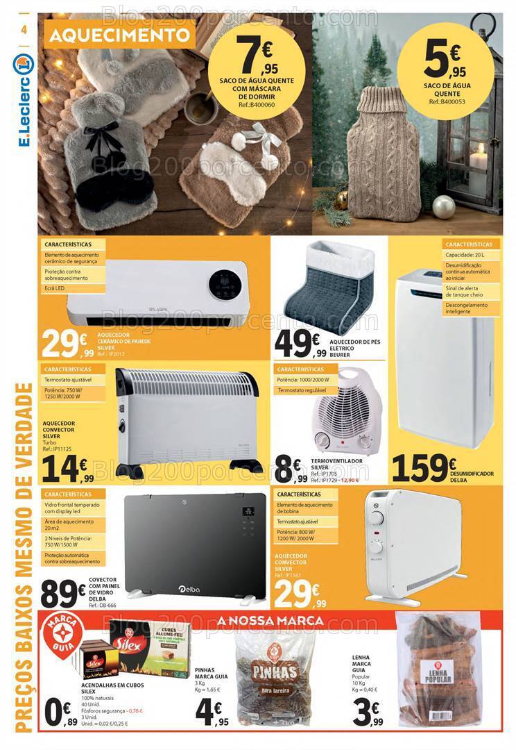 Antevisão Folheto E-LECLERC Natal Promoções de 7 a 20 dezembro