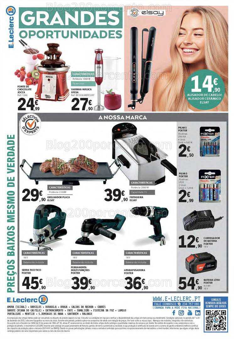 Antevisão Folheto E-LECLERC Natal Promoções de 7 a 20 dezembro