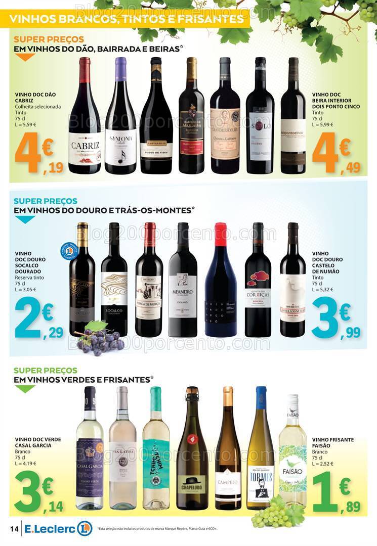 Antevisão Folheto E-LECLERC Especial Bebidas Gelados e Iogurtes Promoções de 18 a 30 junho