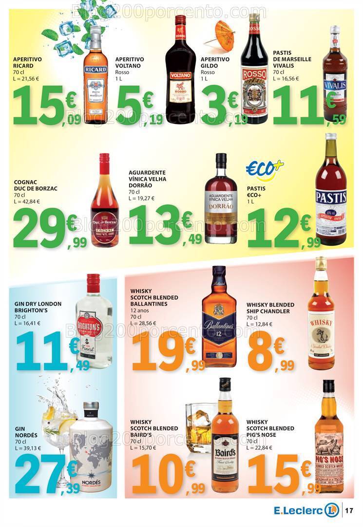 Antevisão Folheto E-LECLERC Especial Bebidas Gelados e Iogurtes Promoções de 18 a 30 junho