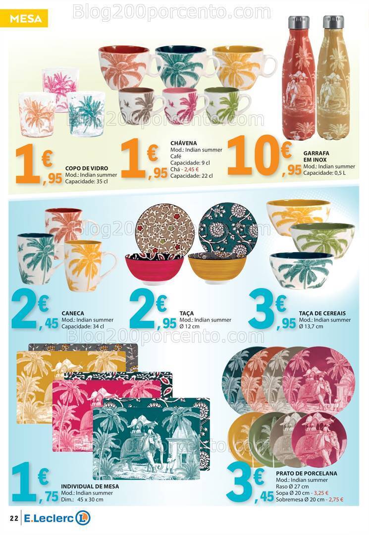 Antevisão Folheto E-LECLERC Especial Bebidas Gelados e Iogurtes Promoções de 18 a 30 junho