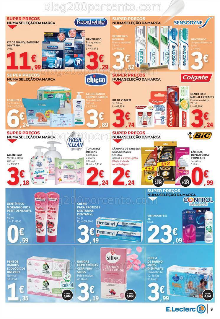 Antevisão Folheto E-LECLERC Especial Beleza Verão Promoções de 2 a 14 julho