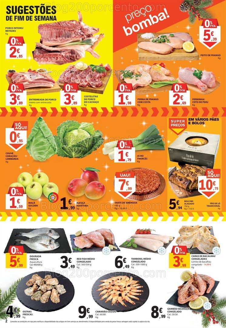 Antevisão Folheto E-LECLERC Promoções Fim de Semana - 1 a 3 dezembro