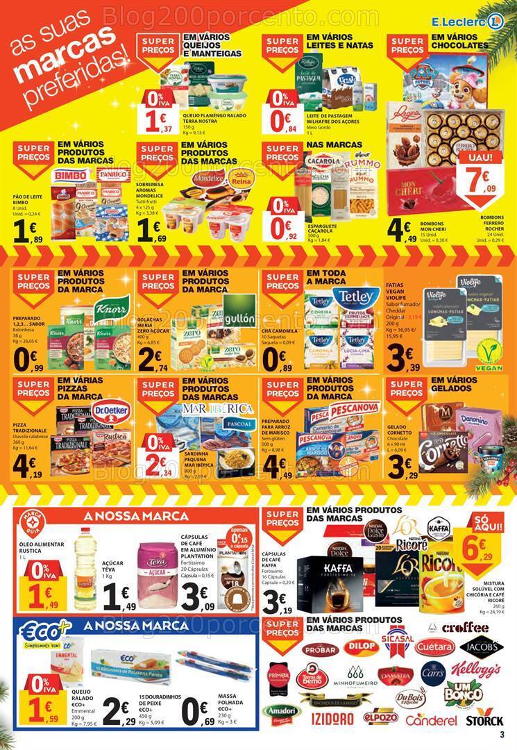Antevisão Folheto E-LECLERC Promoções Fim de Semana - 1 a 3 dezembro