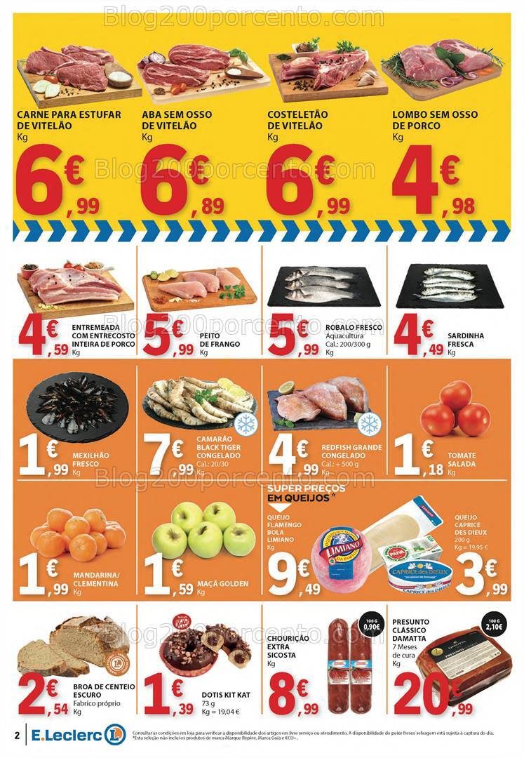 Antevisão Folheto E-LECLERC Promoções Fim de Semana - 13 a 15 setembro