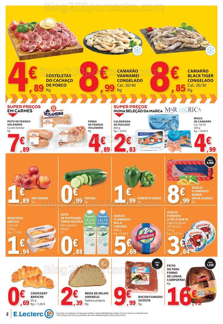 Antevisão Folheto E-LECLERC Promoções Fim de Semana - 26 a 28 julho
