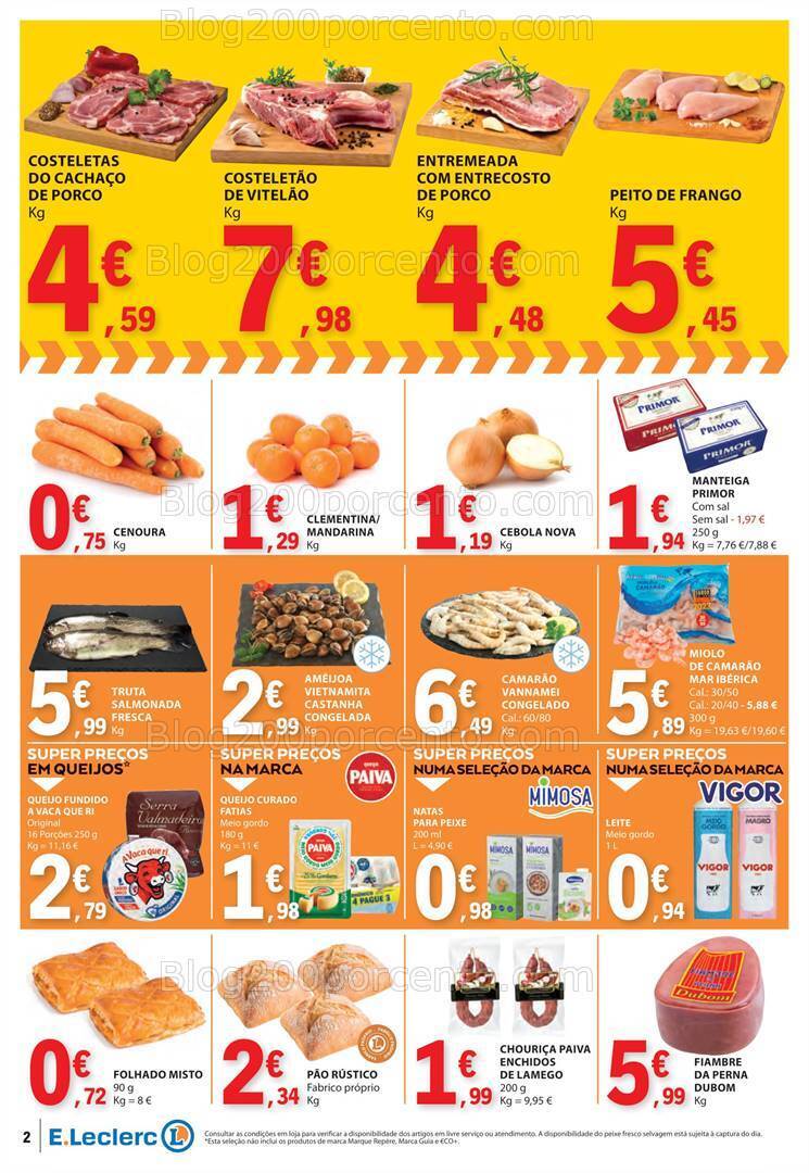 Antevisão Folheto E-LECLERC Promoções Fim de Semana - 3 a 5 maio